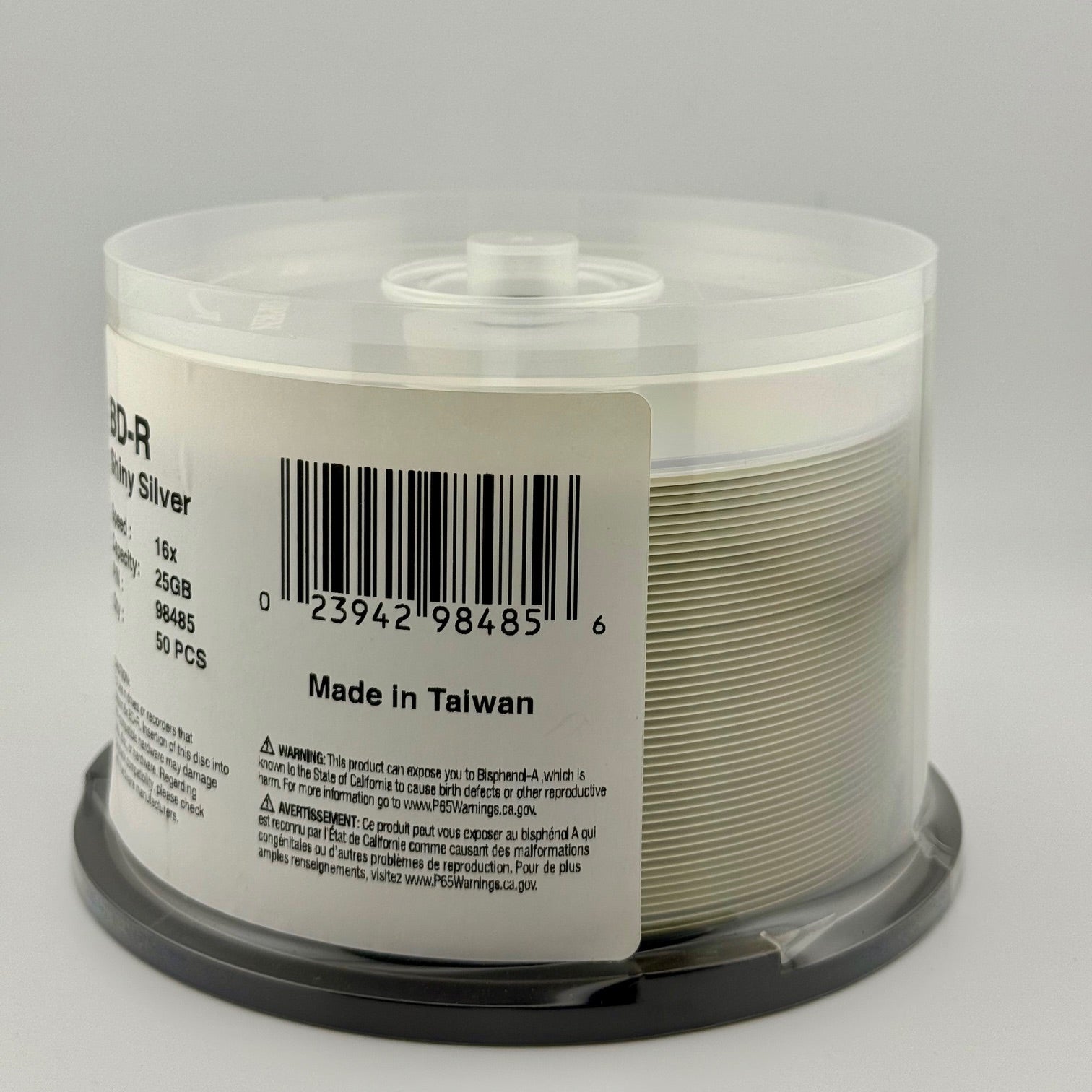 Verbatim 25GB Shiny Silver BDR