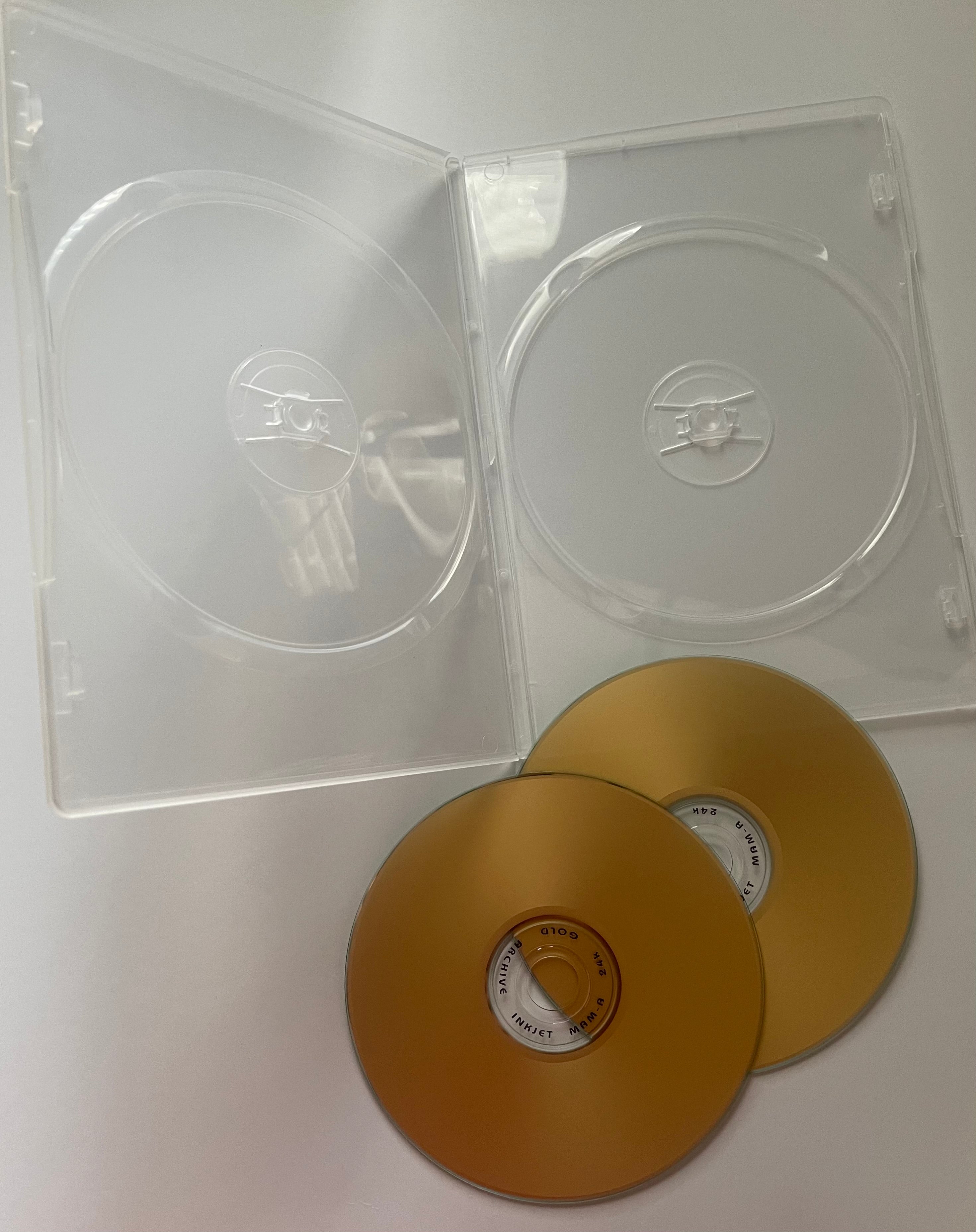 Slim Double CD | DVD Album, 7mm Super Clear