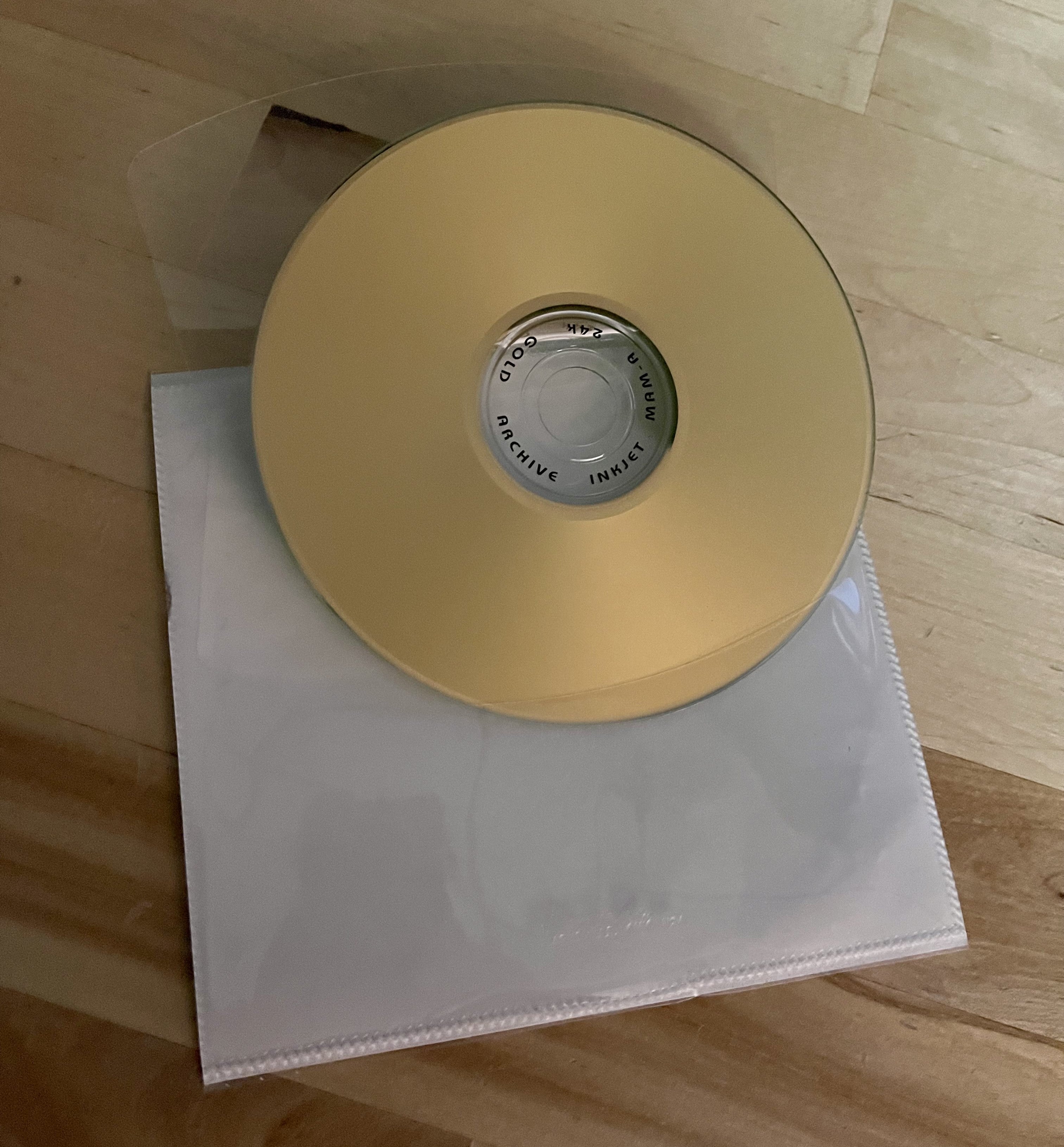 Non-Tamper CD/DVD w/Adhesive Back Poly Sleeve
