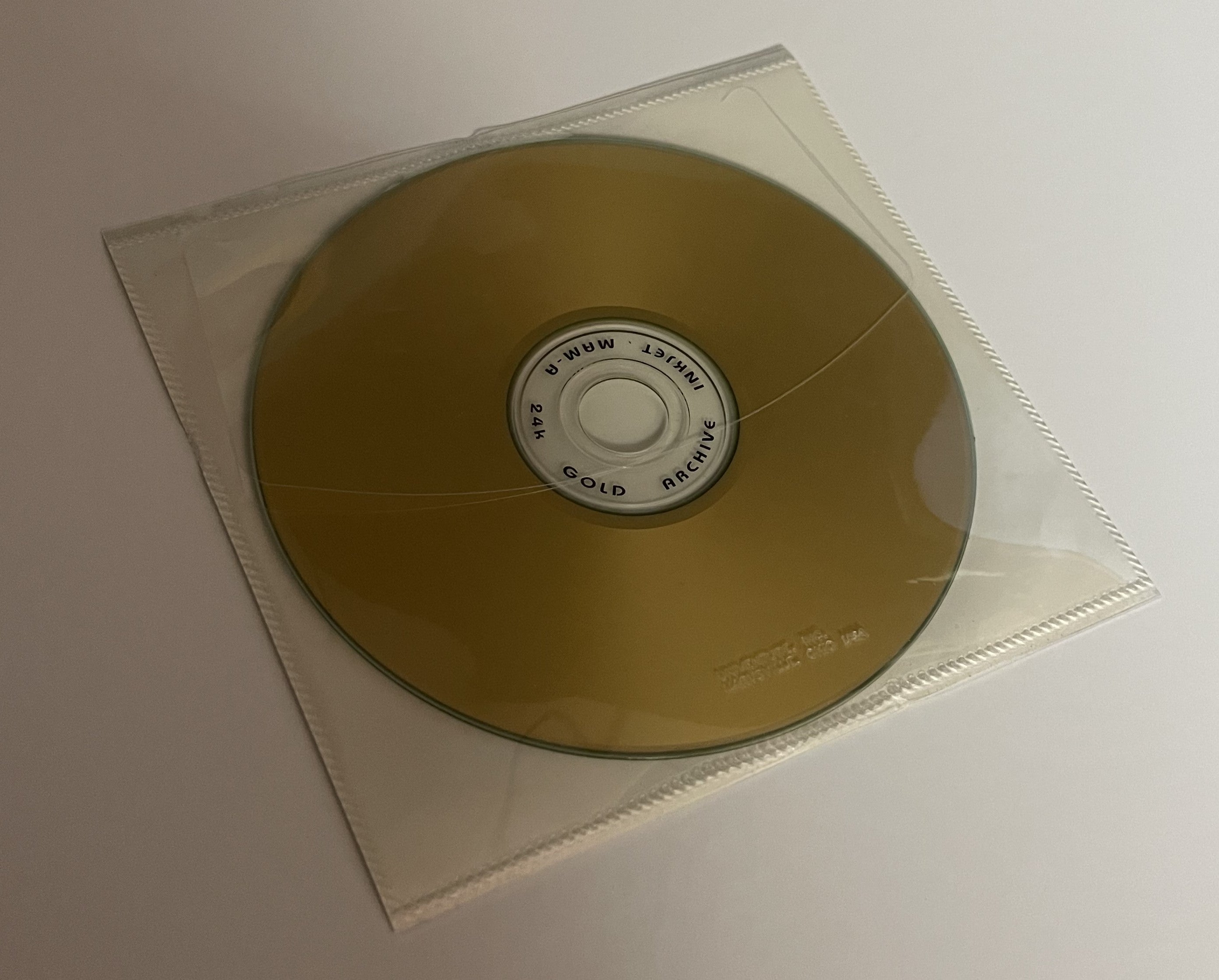 Non-Tamper CD/DVD w/Adhesive Back Poly Sleeve (1000pc Pack)