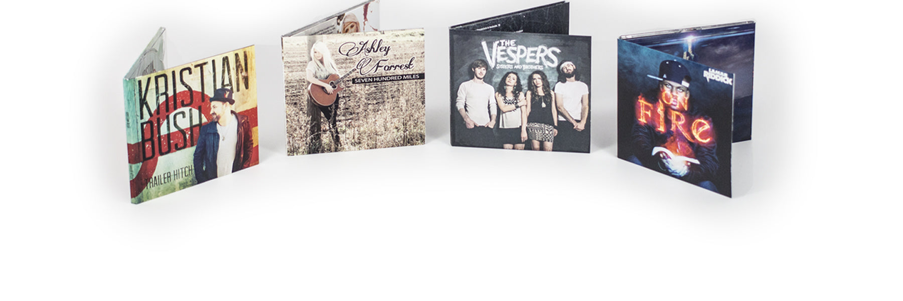 CDs in 4 Panel DigiPaks