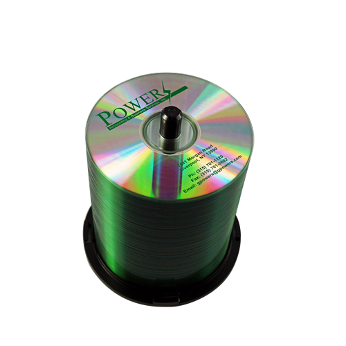 Blank DVD-Rs with 1 Color Silkscreen