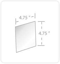 Two Panel Insert Vinyl 2-Panel Inserts (Print Only)