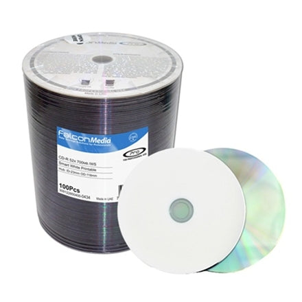 Falcon Media Premium 52x Smart-White Inkjet CD-R