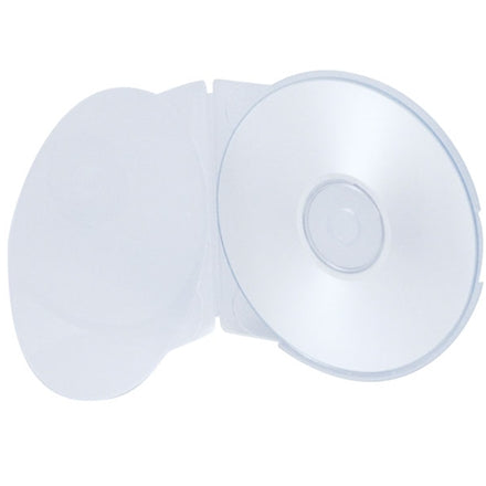 Disc Shell Stacked CD DVD Disc Clam-Shells Double Stack (200 Pcs)