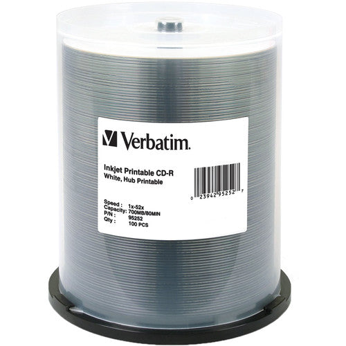 Verbatim CD-R 700MB / 80-Minute 52x Write-Once White Printable