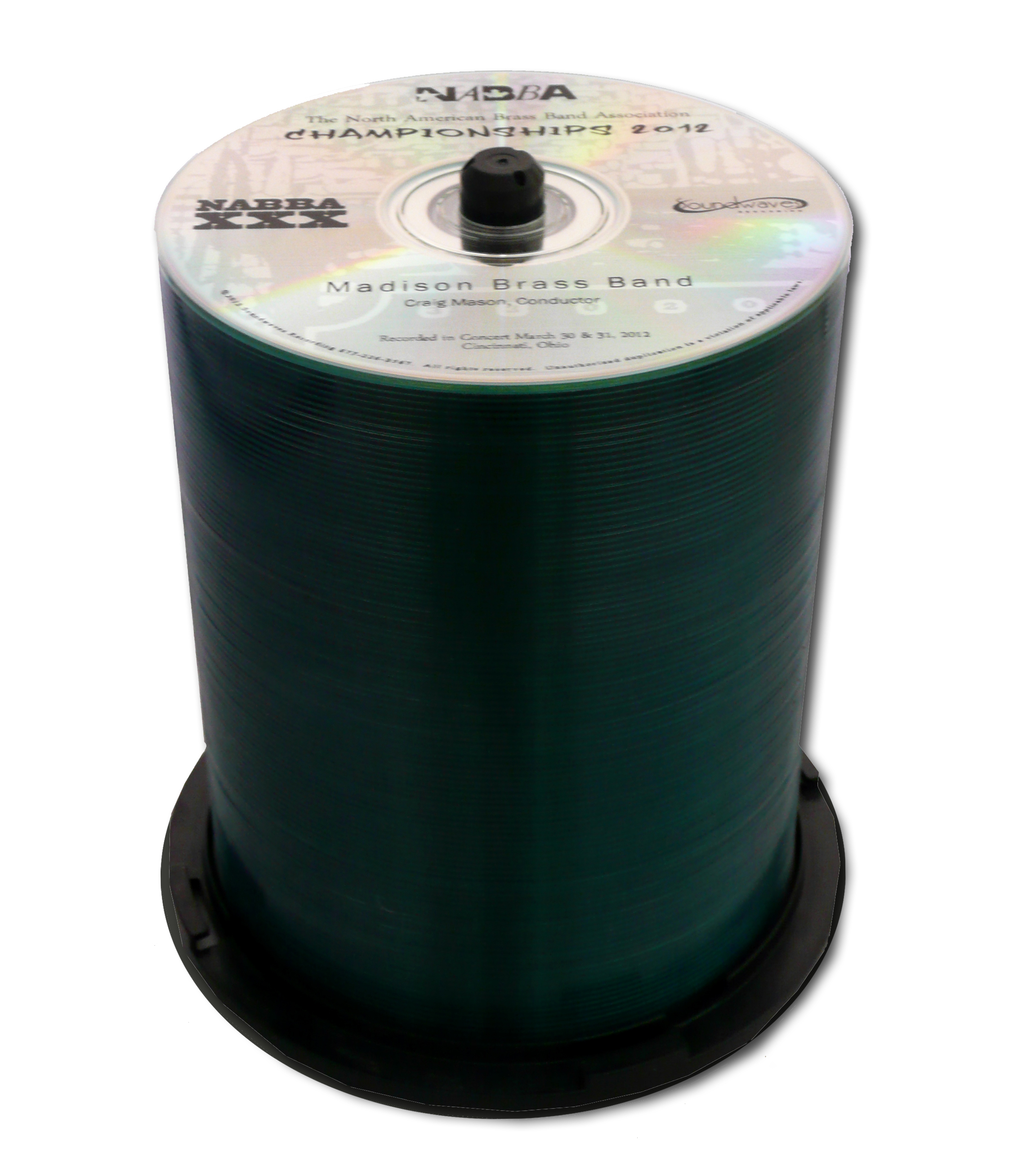 Bulk Printed Dual-Layer DVDs w/Duplication or Replication