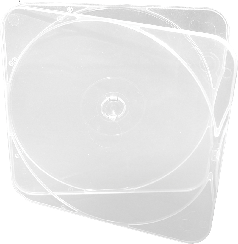 Disc ClamShells with Rounded Corners for CD and DVD