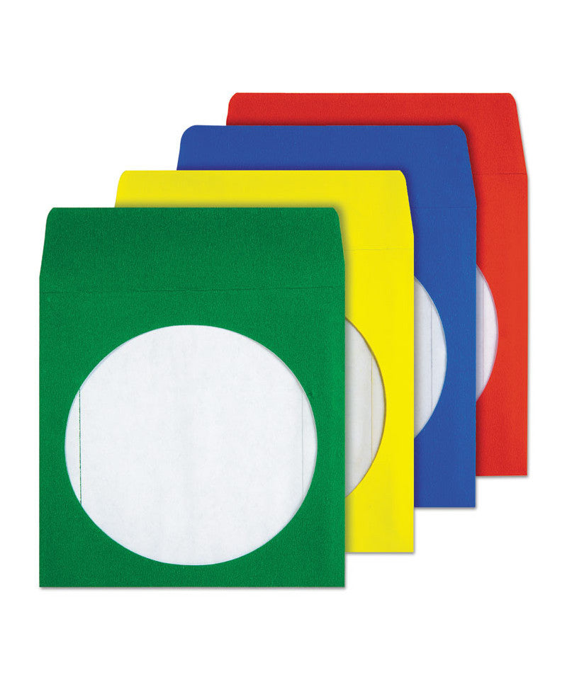 CD DVD Disc Paper Sleeve with Window and Flap (Clearance)