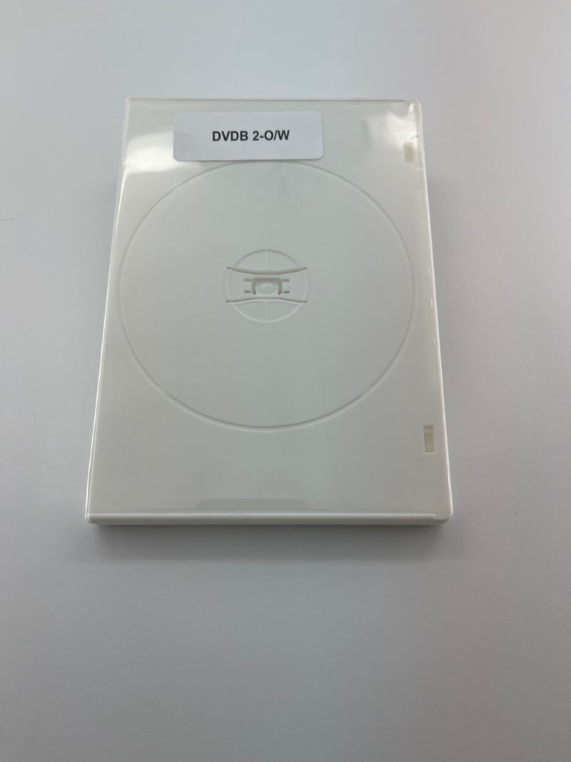2 Disc White DVD Box