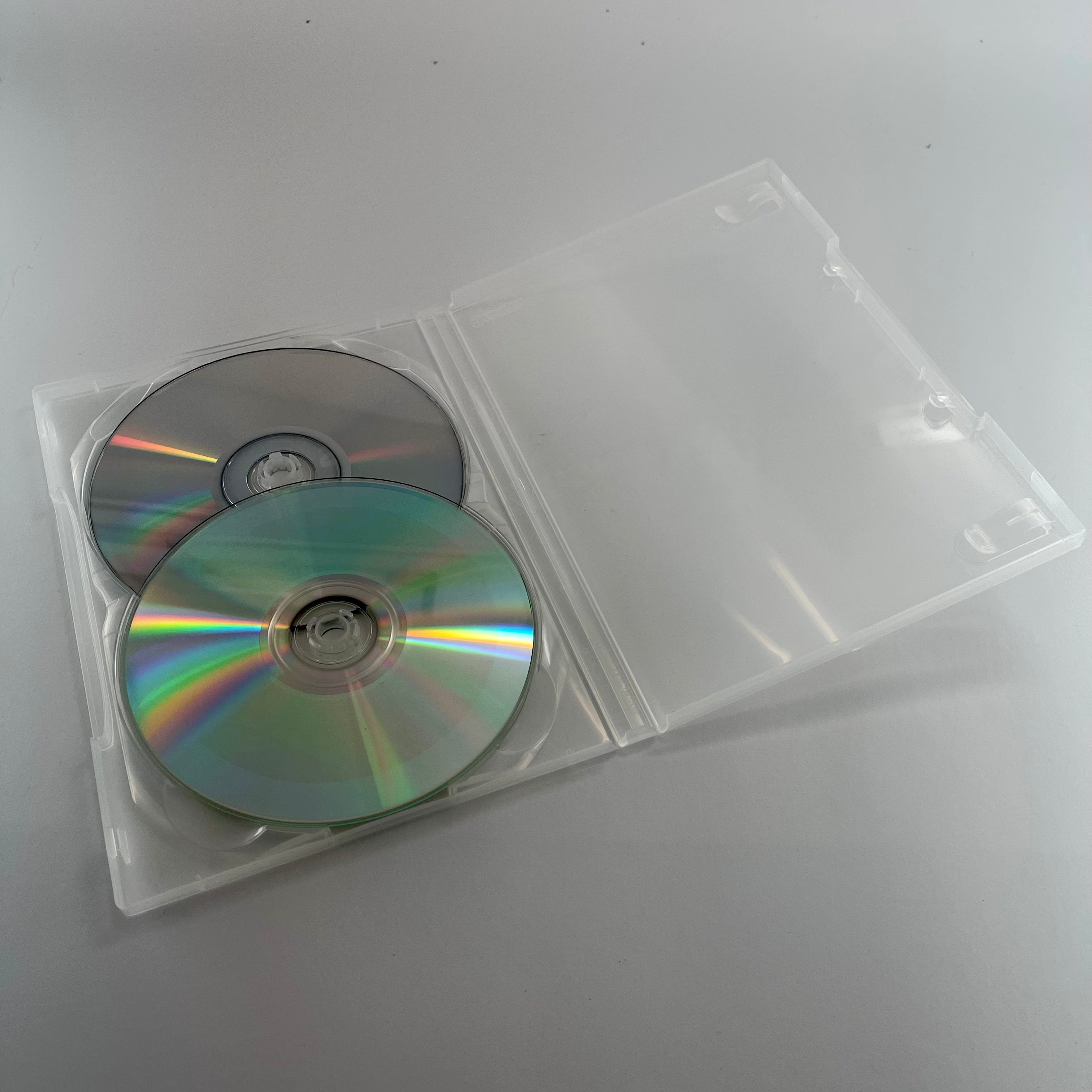 Cd Disk Box Scanavo 2 Disc Super Clear DVD Box (100 Pack)
