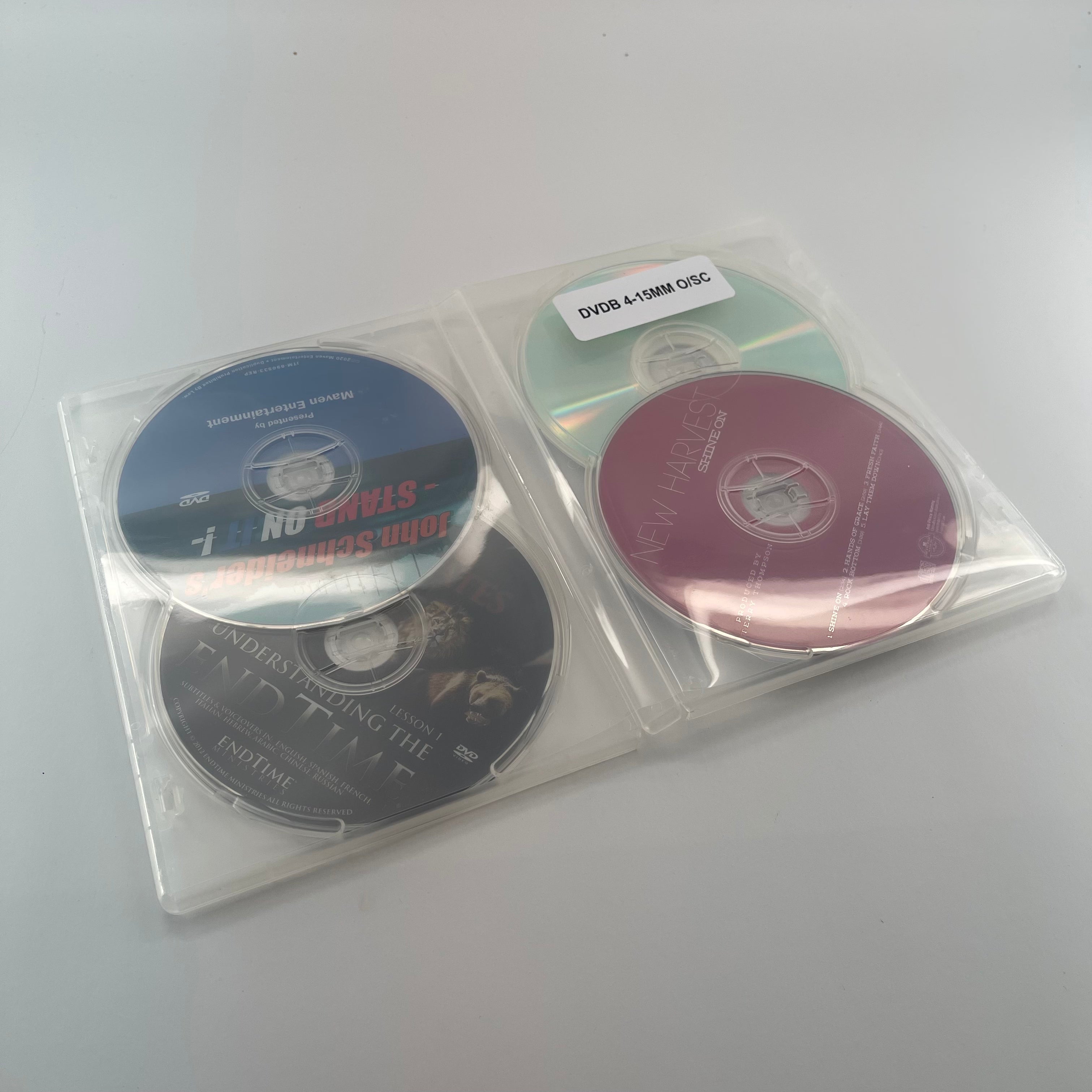 4 Disc Super Clear DVD Box
