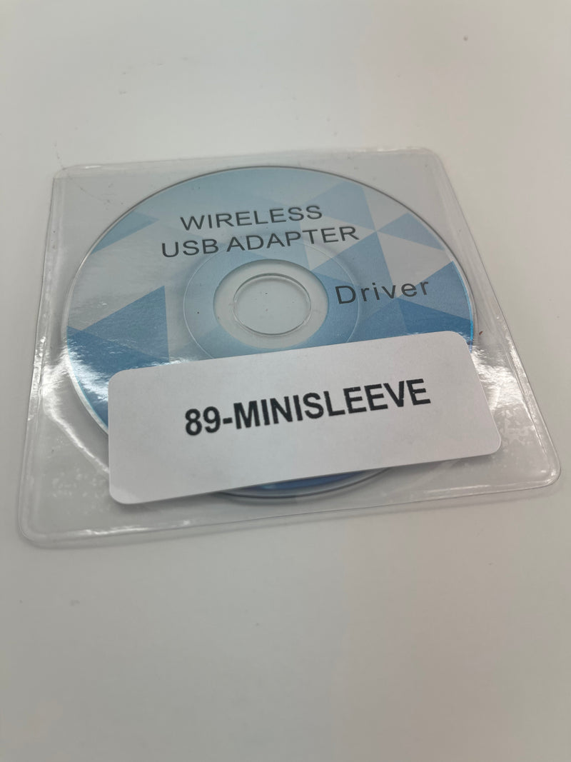 Mini CD DVD Disc Clear Vinyl Sleeve
