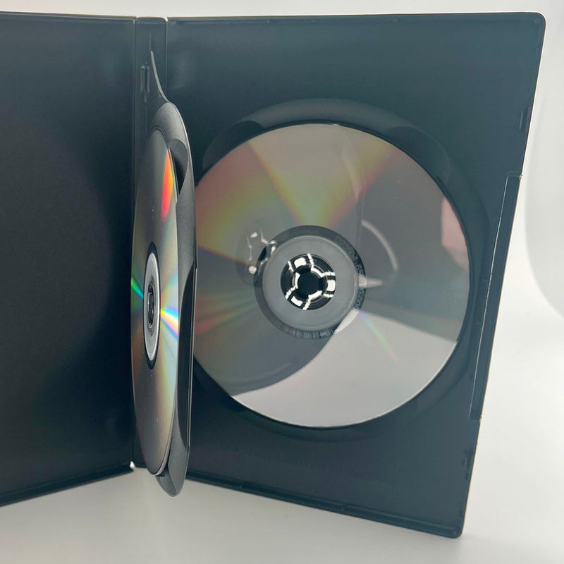 Scanavo 2 Disc Black DVD Box w/Lit Clip and Swing Tray