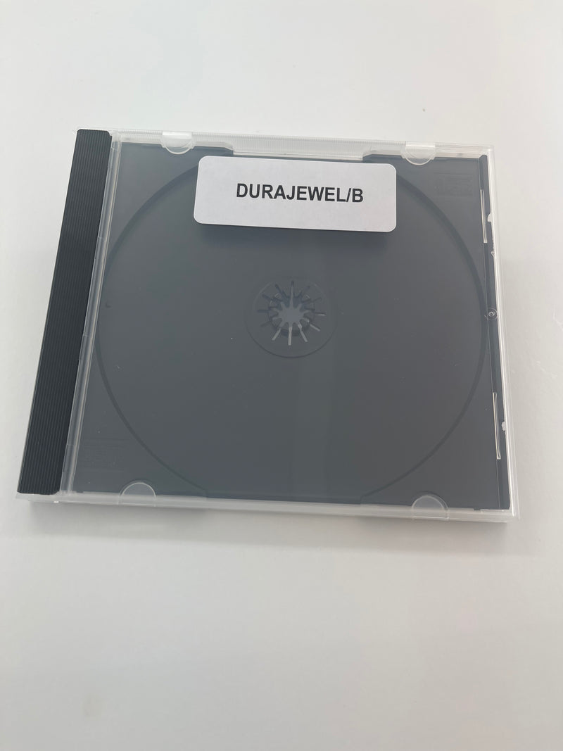 CD Poly Single Disc Jewel Case (Black Tray)
