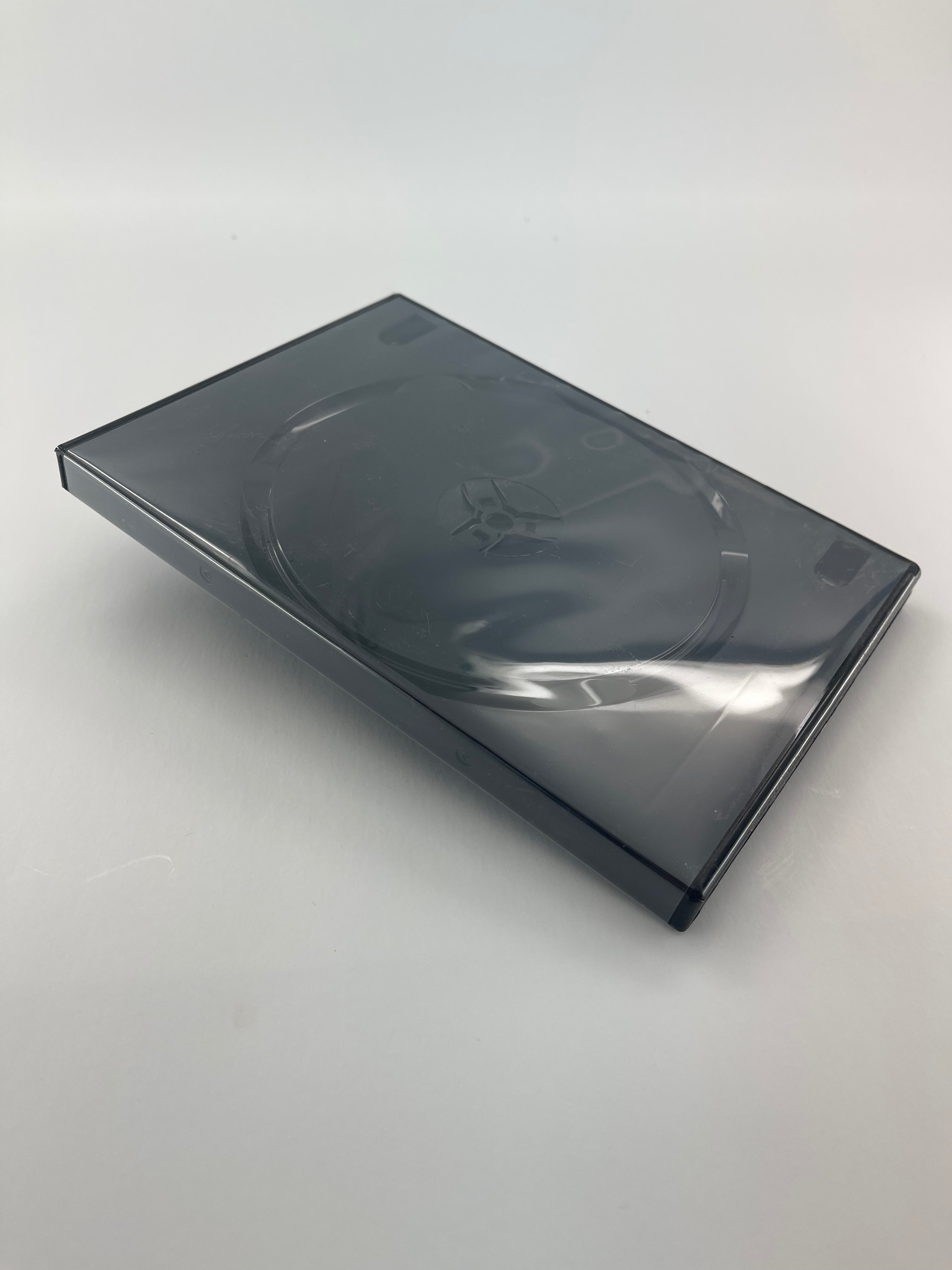 2 Disc Glossy Black DVD Box w/Lit Clip (100 Pack)