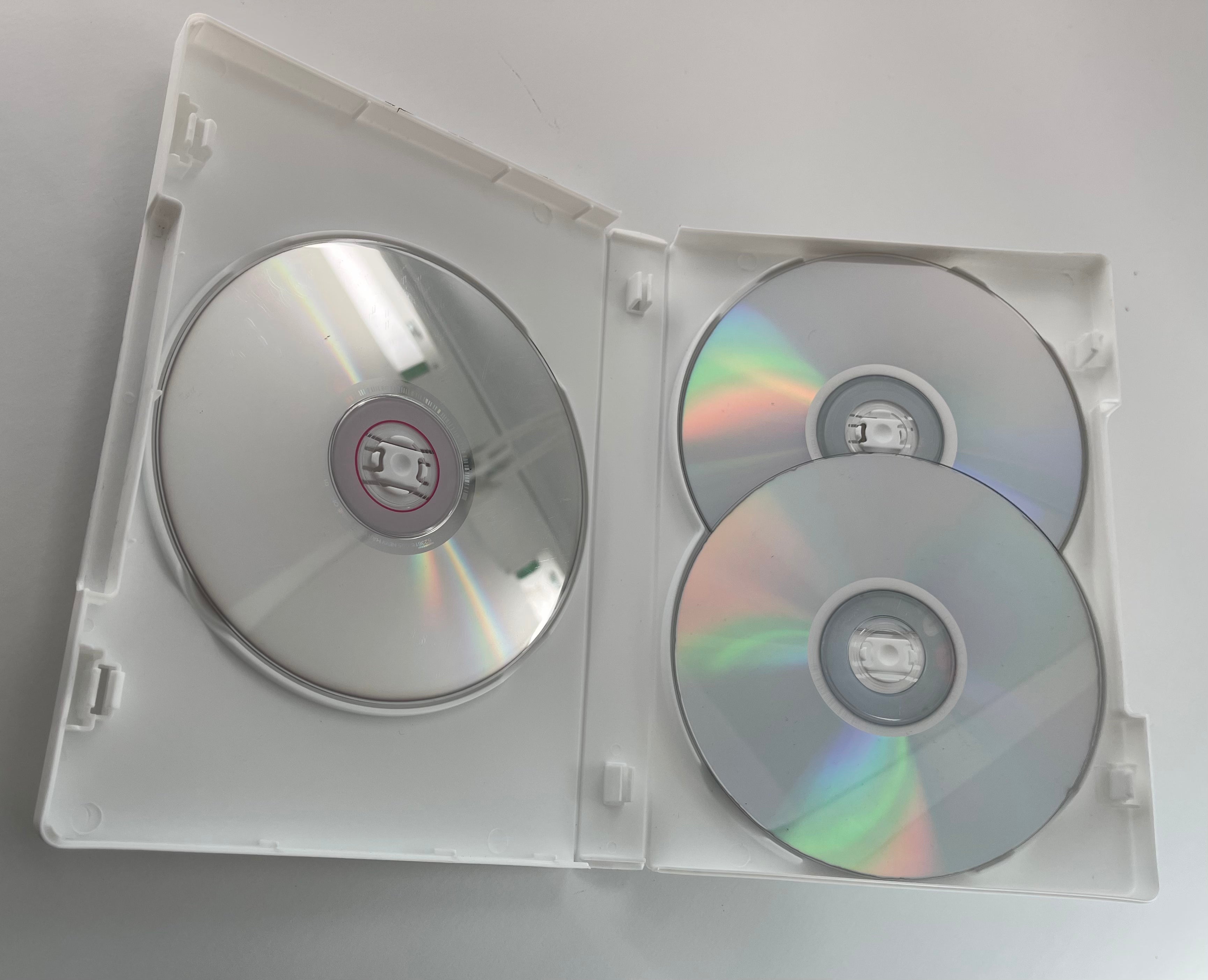 3 Disc White DVD Box (100 Pack)