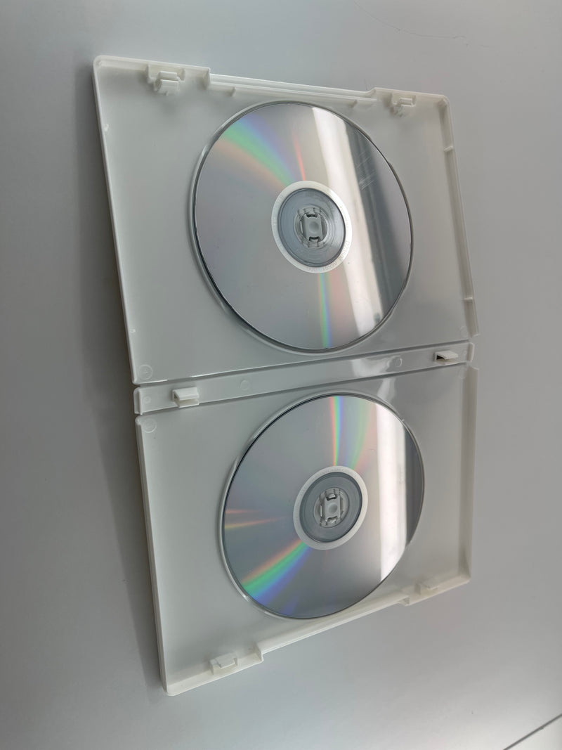 2 Disc White DVD Box