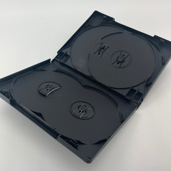 6 Disc Black DVD Box w/Swing Tray (100 Pack)