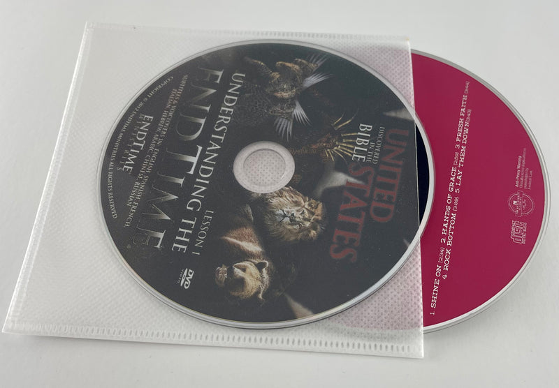 Multi-Disc CD/DVD sleeve, NO Flap